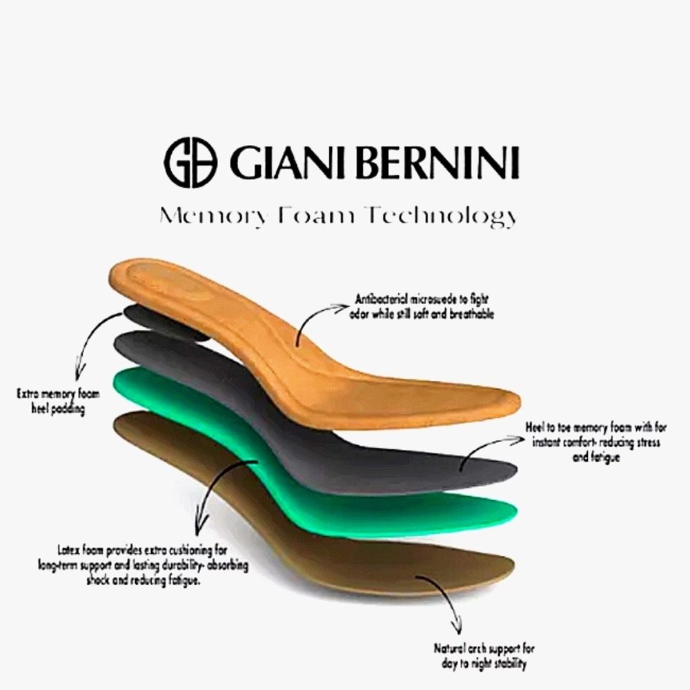 New w/o Box Giani Bernini Janitaa Vegan Leather Lug Sole Horsebit Slip-On Loafer - Picture 4 of 7